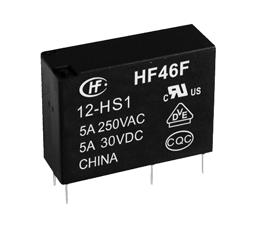 12VDC 5 A HF relais de puissance HF46F-12-HS1 